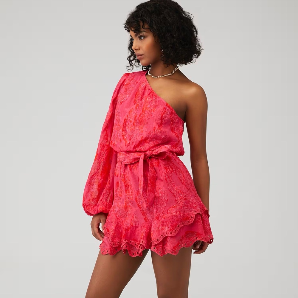 Revolve Mini Dress in Pink HEMANT AND NANDITA size xs
